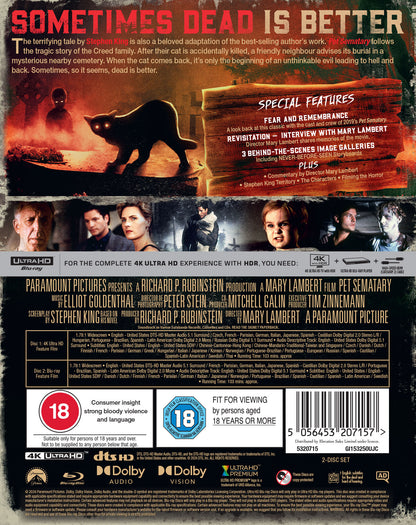 Pet Sematary (1989) 35th Anniversary Collector's Edition