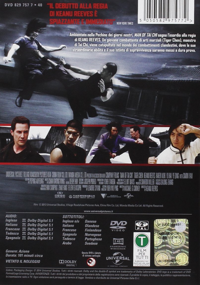 man of tai chi dvd Italian Import