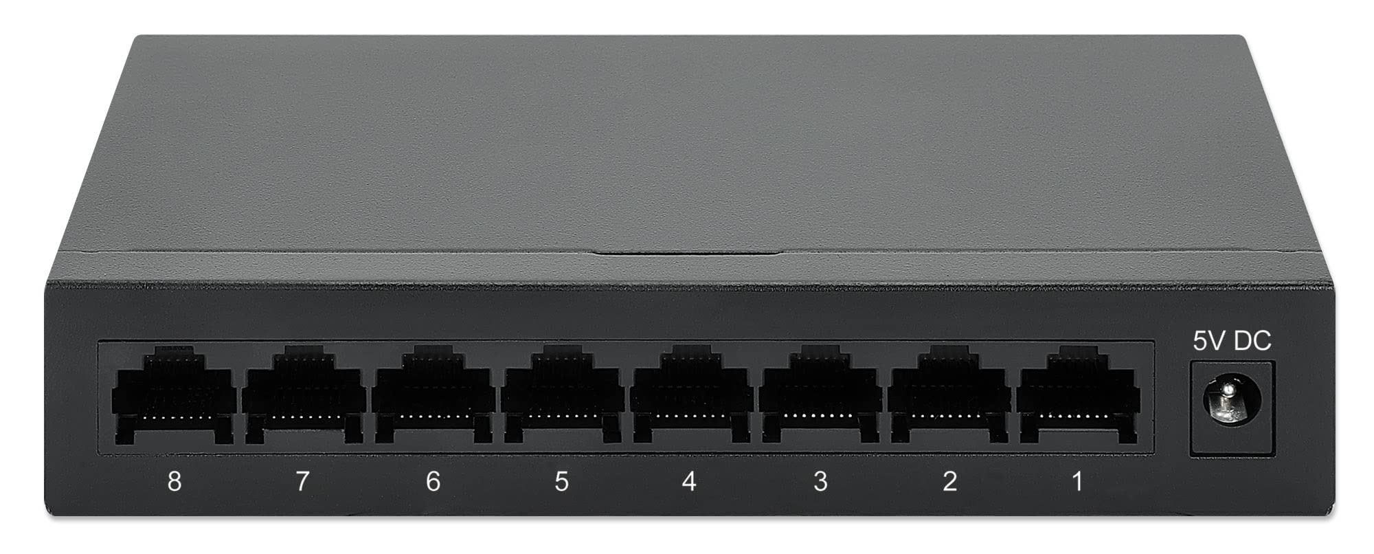 Intellinet 530347 8-Port Gigabit Ethernet Switch, Desktop size, Metal Housing, IEEE 802.3az (Energy Efficient Ethernet) 8 Port Gigabit Desktop
