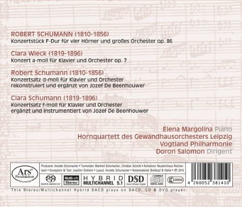 Robert & Clara Schumann: Instrumentalkonzerte