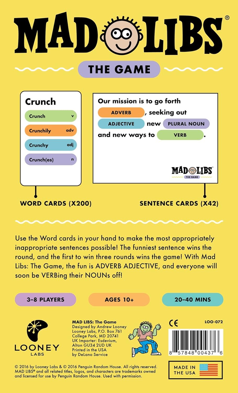 Mad Libs the Game