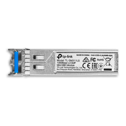 TP-Link MiniGBIC Module, IEEE 802.3z, CSMA/CD, TCP/IP, 1310nm Wave Length, 3.3V Power Supply, 9/125 um Single-mode (SM311LS