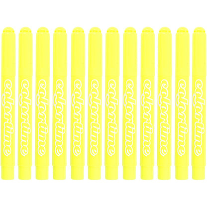 Colortime Marker, 5 mm Strichbreite, Warmgelb, 12 Stück