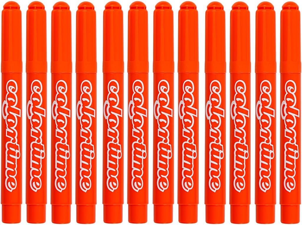 Colortime Marker, 5 mm line, orange, 12 pc