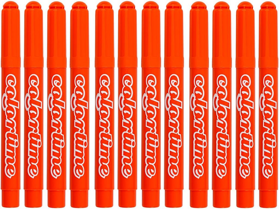 Colortime Marker, 5 mm line, orange, 12 pc
