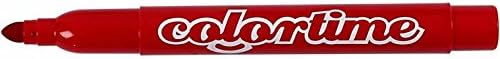 Colortime Marker, 5 mm line, red, 12pcs