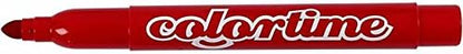 Colortime Marker, 5 mm line, red, 12pcs