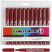 Colortime Marker, 5 mm line, claret, 12pcs
