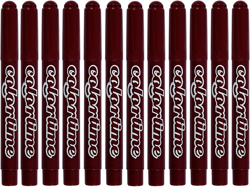 Colortime Marker, 5 mm line, claret, 12pcs