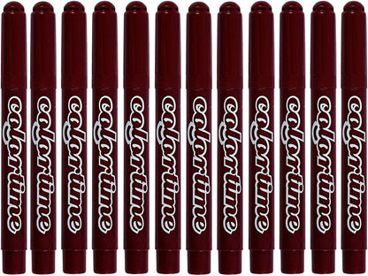 Colortime Marker, 5 mm line, claret, 12pcs