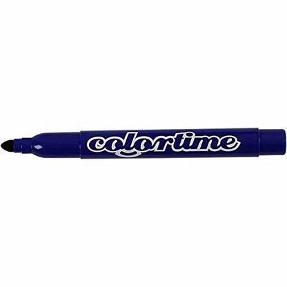 Colortime Marker, 5 mm line, dark blue, 12pcs