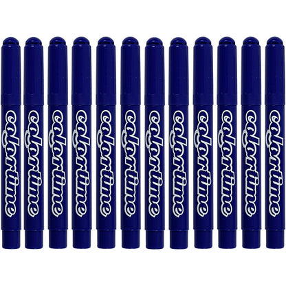 Colortime Marker, 5 mm line, dark blue, 12pcs