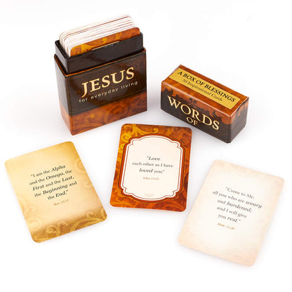 Words of Jesus, Inspirational Cards to Keep or Share (Boxes of Blessings