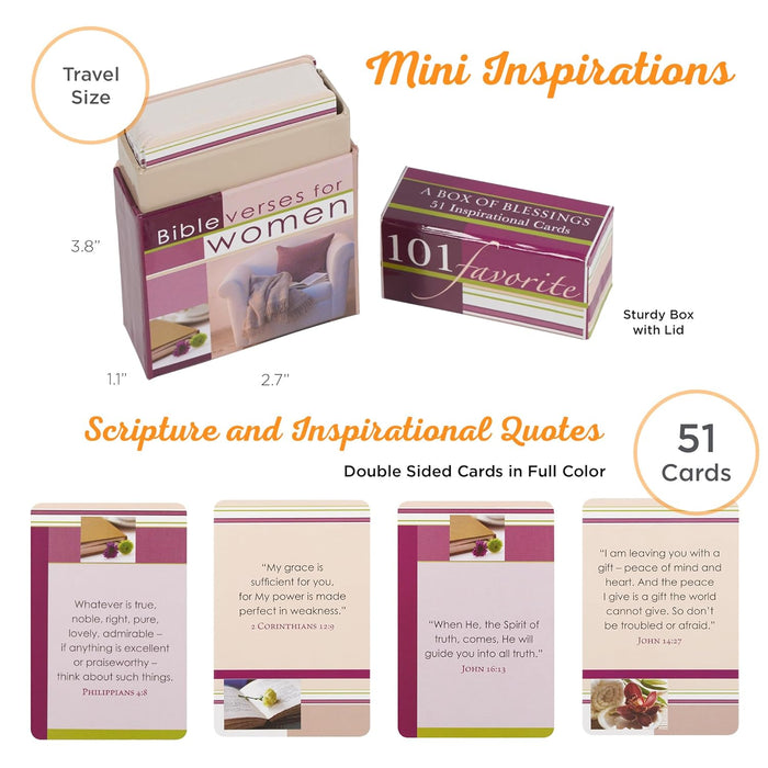 101 Favorite Bible Verses for Women, A Box of Blessings (Boxes of Blessing