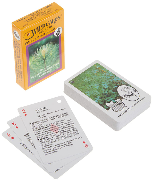 Edible Wild Foods Playing Card (All Ages