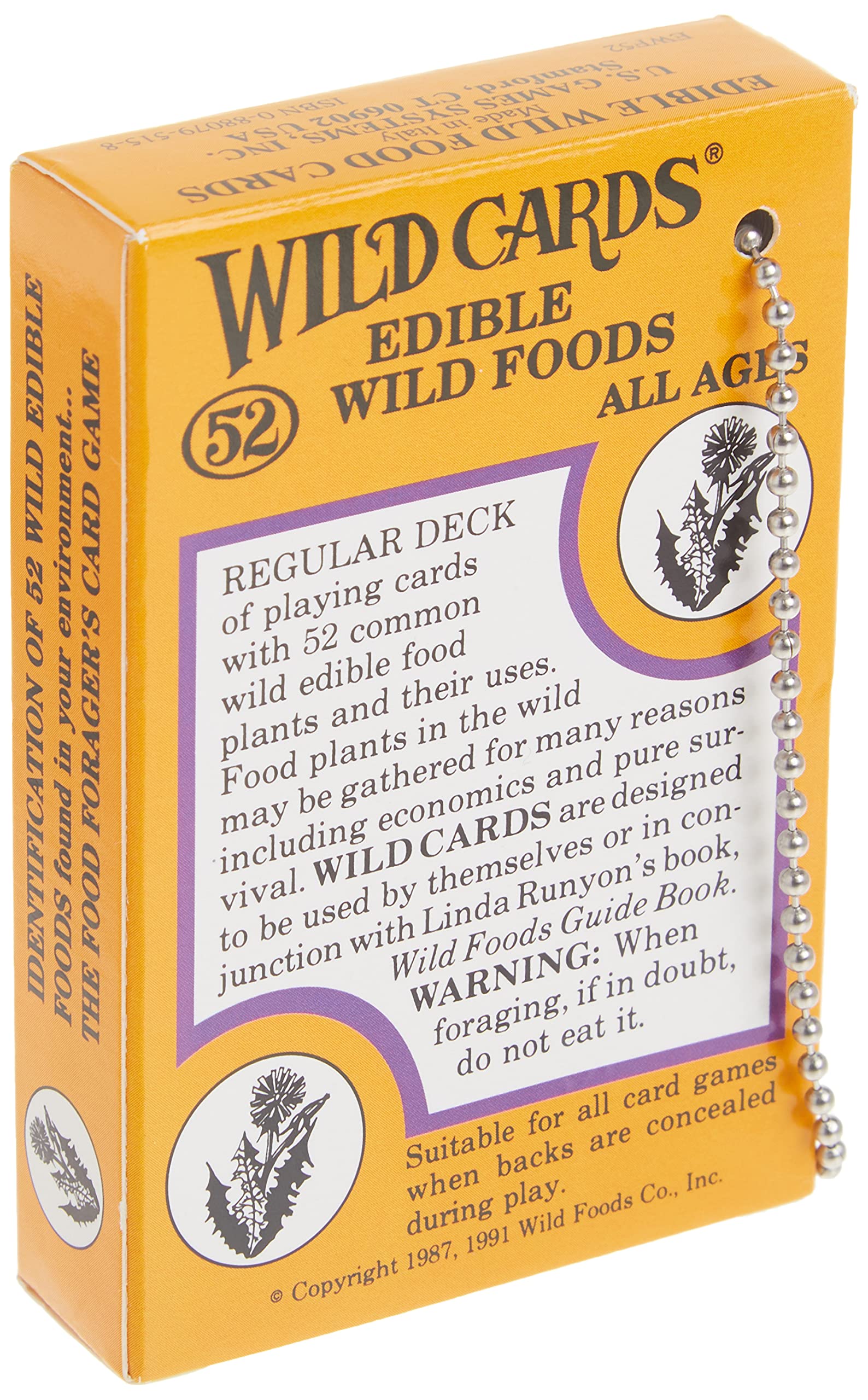 Edible Wild Foods Playing Card