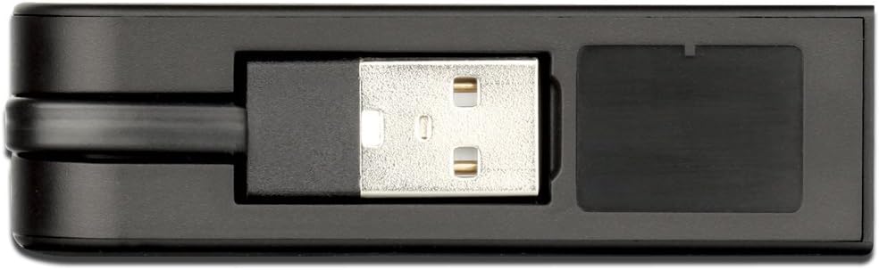 D-Link DUB-E100 USB 2.0 Fast Ethernet Adapter (10/100 Mbit/s, verbindet USB 2.0 mit Gigabit Ethernet (RJ45), Übertragungsgeschwindigkeit von 480 Mbit/s, einfache Plug & Play-Installation, WOL)