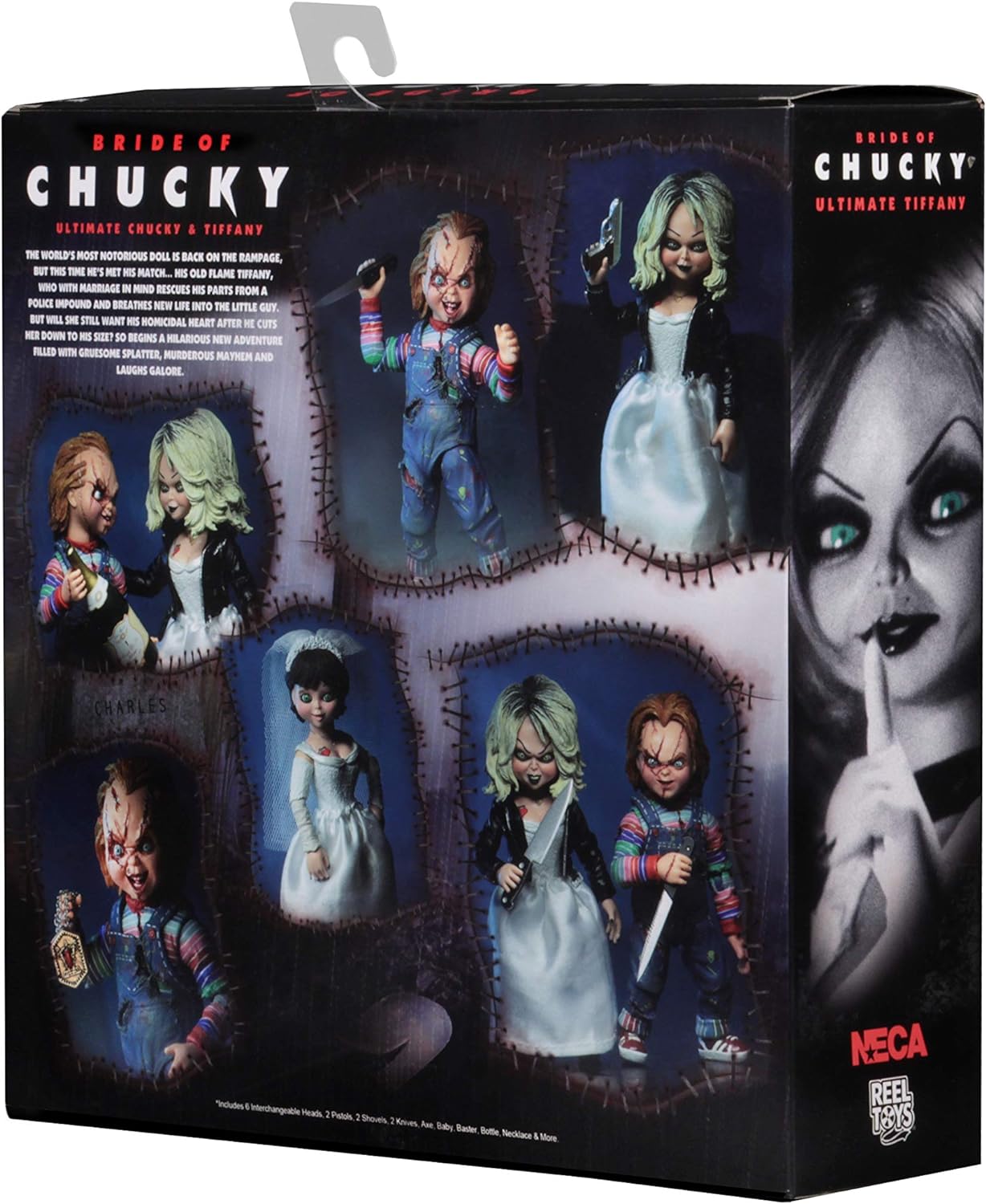 NECA - Chuck & Friends Pack 2 Figure Ultimate Chucky & Tiffany, 14-99 anni, Multicolore (NECA42114