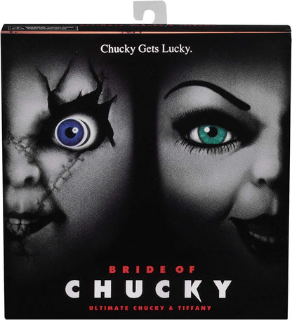 NECA - Chuck & Friends Pack 2 Figure Ultimate Chucky & Tiffany, 14-99 anni, Multicolore (NECA42114