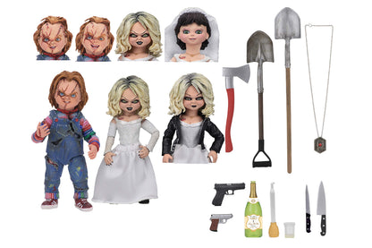 NECA - Chuck & Friends Pack 2 Figure Ultimate Chucky & Tiffany, 14-99 anni, Multicolore (NECA42114