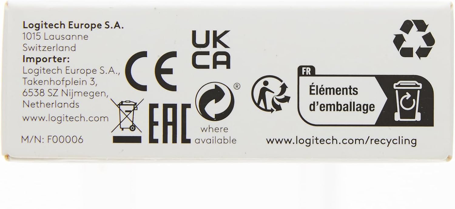 Logitech Crayon Digital Pencil for all iPads (2018 releases and later) with Apple Pencil technology, anti-roll design, and dynamic smart tip - Silver/Orange