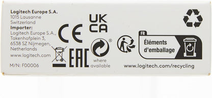 Logitech Crayon Digital Pencil for all iPads (2018 releases and later) with Apple Pencil technology, anti-roll design, and dynamic smart tip - Silver/Orange
