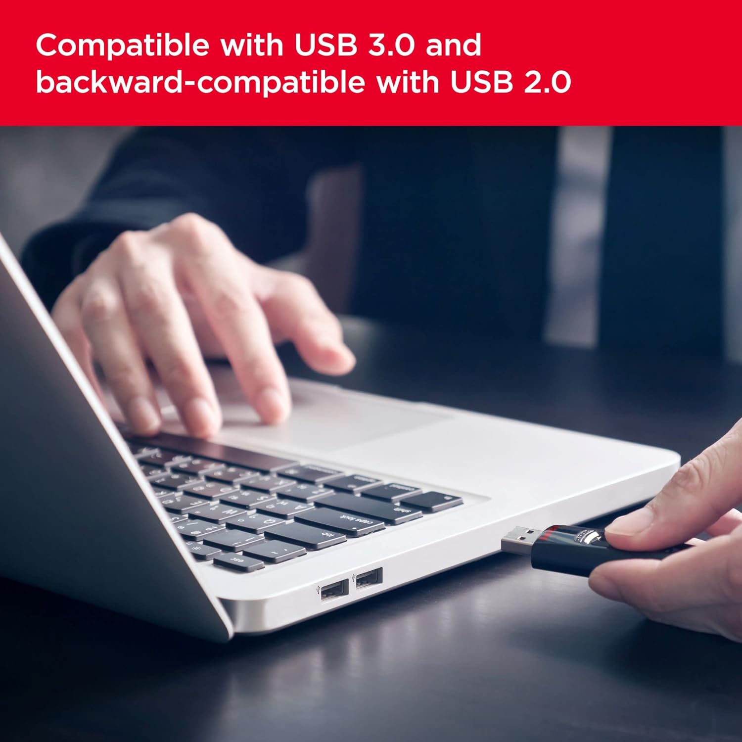 SanDisk Ultra USB 3.0 Flash-Laufwerk 32 GB (SecureAccess Software, Passwortschutz, Übertragungsgeschwindigkeit von bis zu 130 MB/s) Schwarz