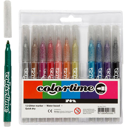 Colortime Drawing pens, Assorted Colours, One Size