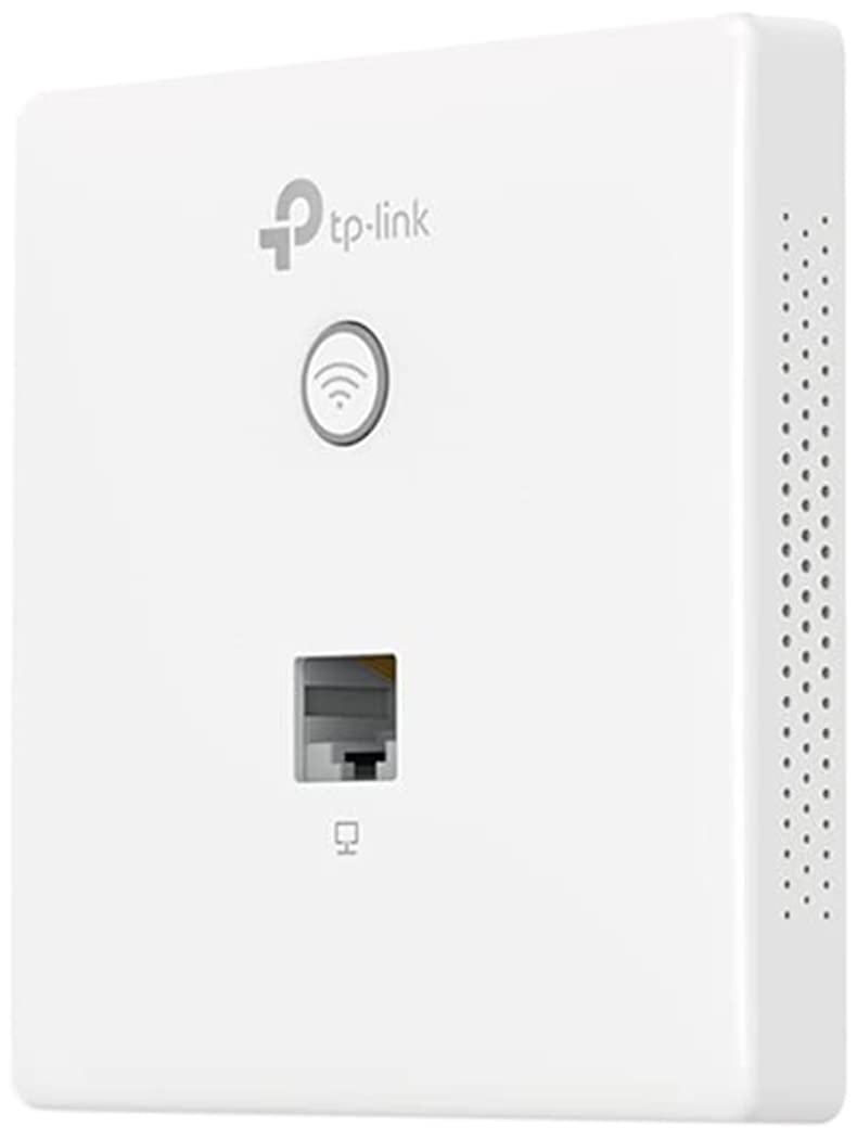 TP-Link EAP115-Wall Omada N300 Wireless Wall-Plate Access Point, 802.3af, Easily Wall Mount, Free EAP Controller Software