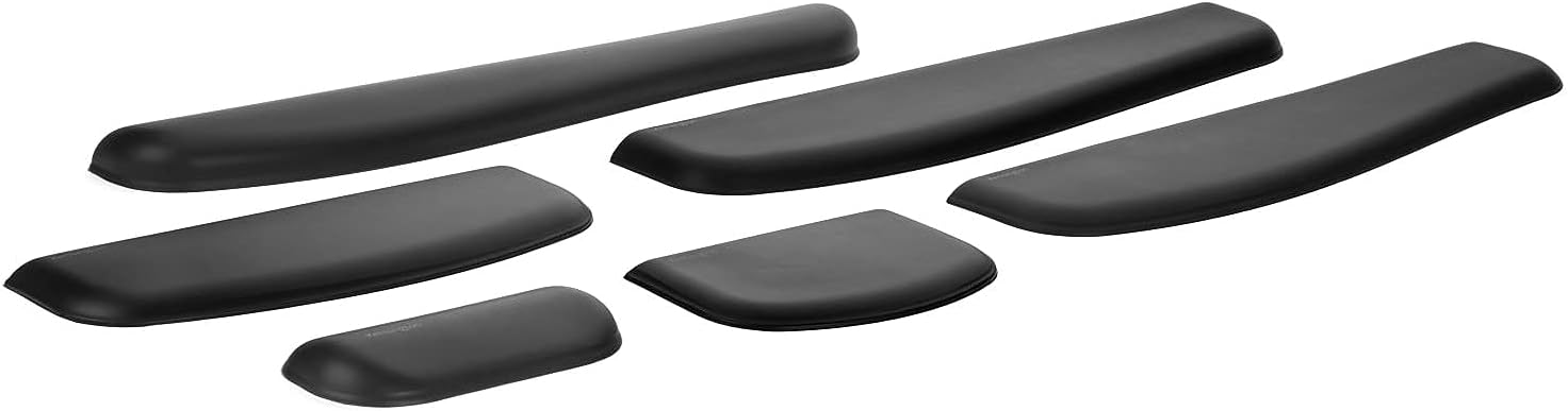 Kensington ErgoSoft Wrist Rest Support For Home Office, Gaming & Keyboards, Contoured Shape, Gel-cushioned, Ergonomic Support, Durable, MacBook, iMac, Surface, Desktop