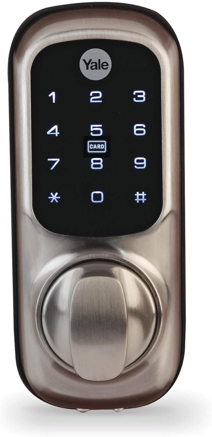 Yale Keyless Connected - Door Lock - Electronic, Key-Card - Smart Lock - Touch Keypad - Rfid - Satin Nickel