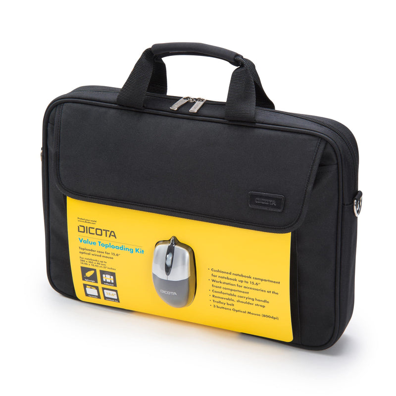 Maletín para Portátil Dicota D30805-V1 Azul Negro 15,6''