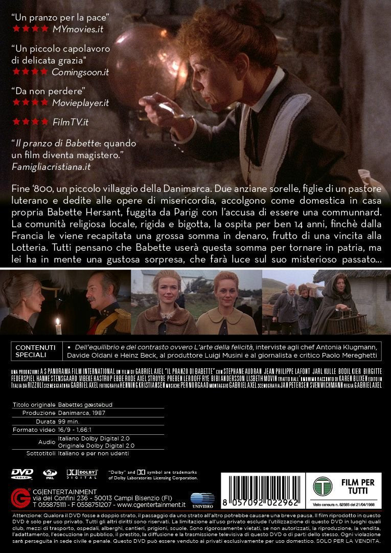 il pranzo di babette DVD Italian Import