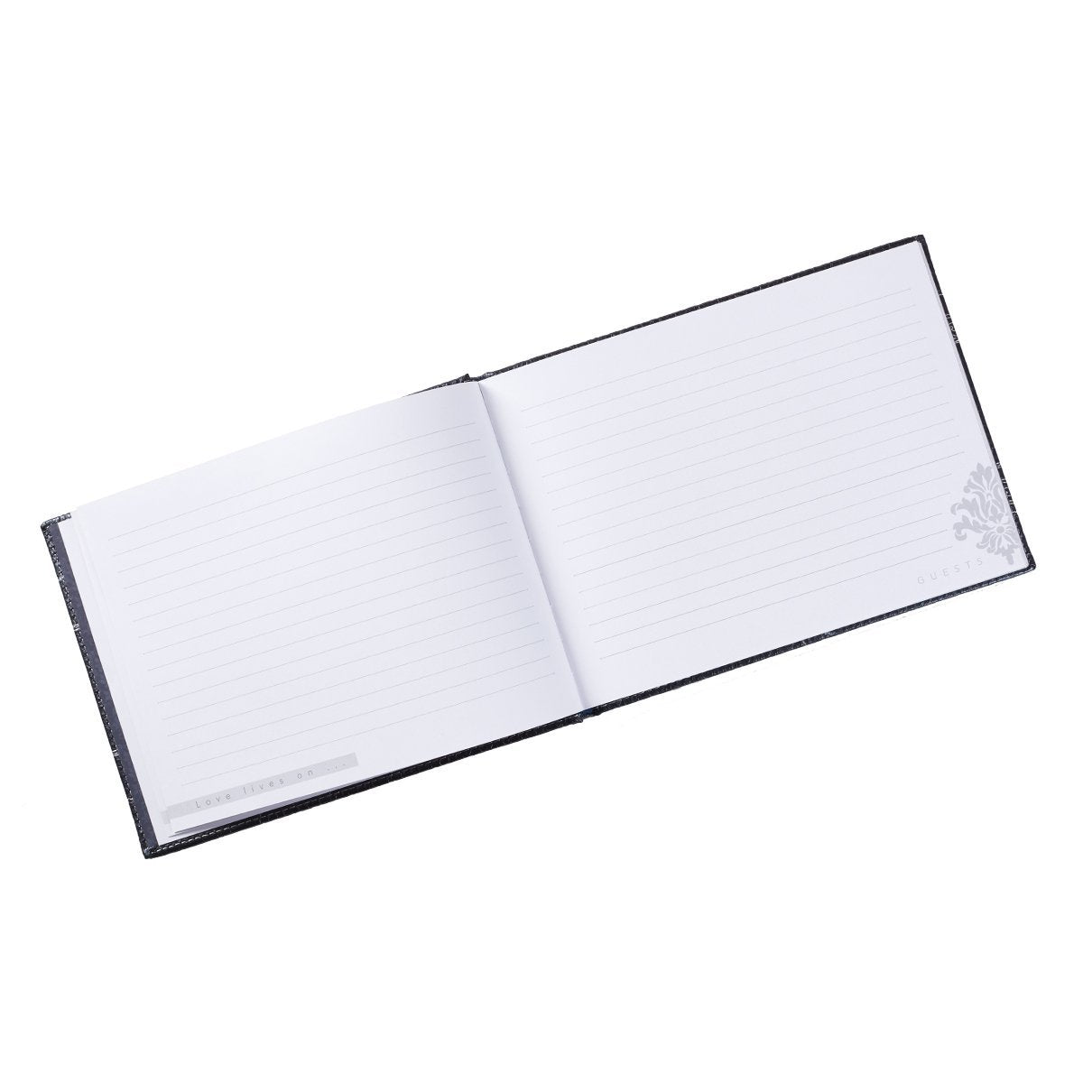 Guest Book in Loving Memory Charcoal