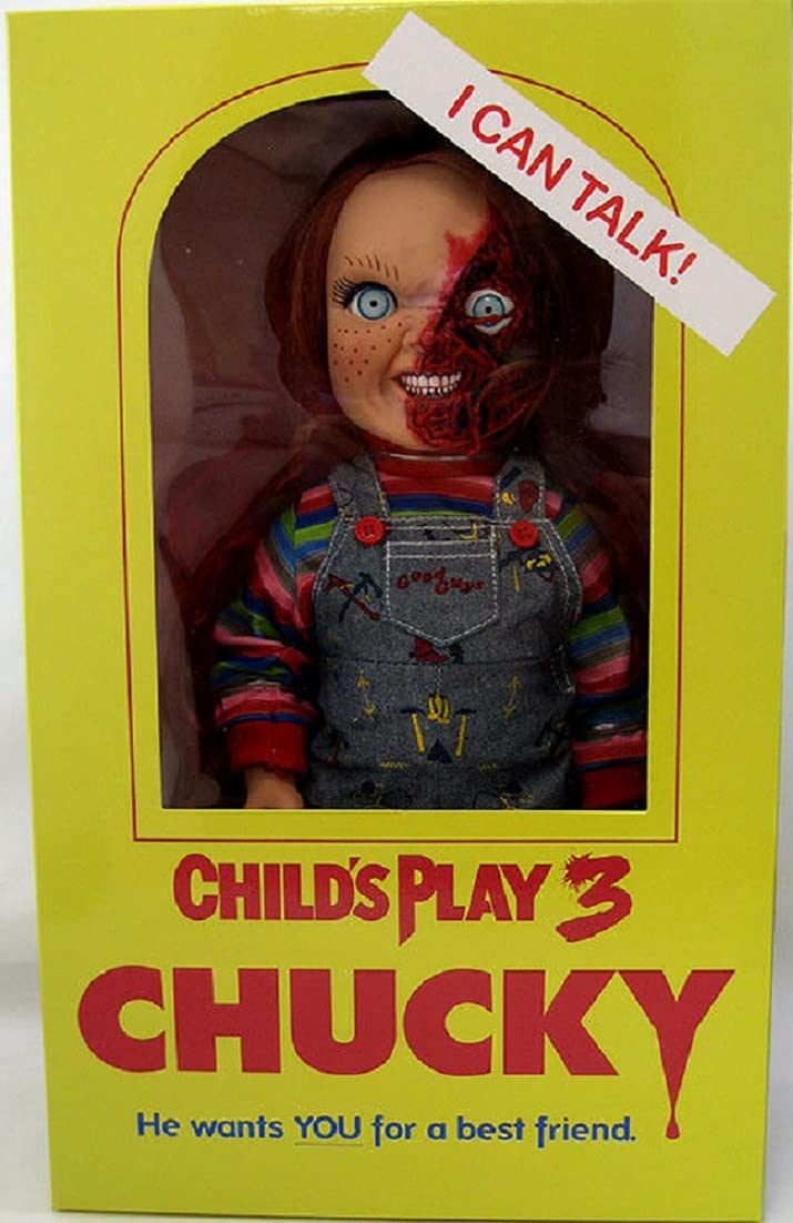 Child's Play Mezco 3 - MDS Mega - Talking Pizza Face Chucky
