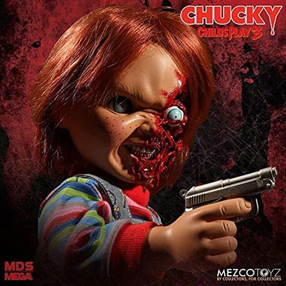 Child's Play Mezco 3 - MDS Mega - Talking Pizza Face Chucky