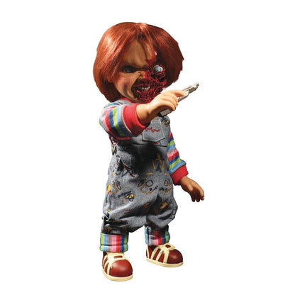 Child's Play Mezco 3 - MDS Mega - Talking Pizza Face Chucky