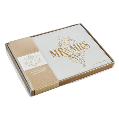 Guest Book Lux-Leather MR & Mrs