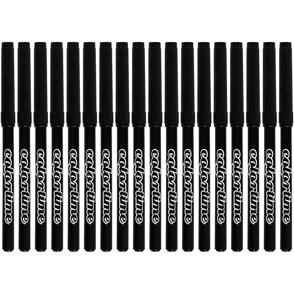 Colortime 18-Piece Marker, Black