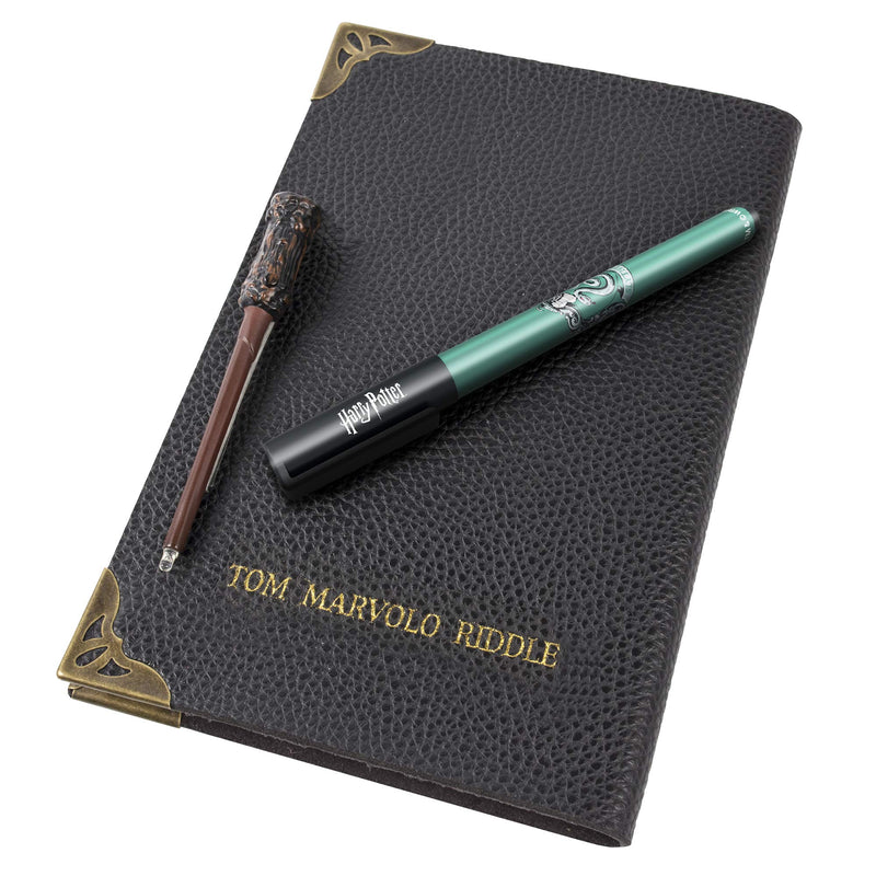 WOW! STUFF Collection Harry Potter Tom Riddle's Diary Notebook, Slytherin House Pen, & UV Wand
