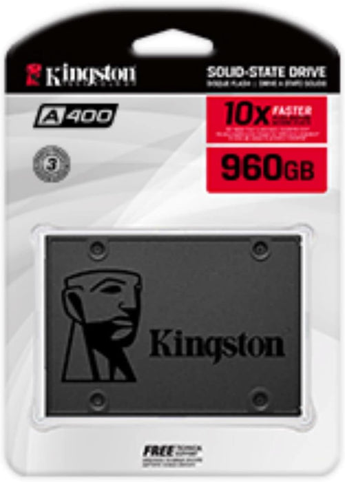 Kingston A400 SSD Internal Solid State Drive 2.5" SATA Rev 3.0, 960GB - SA400S37/960G