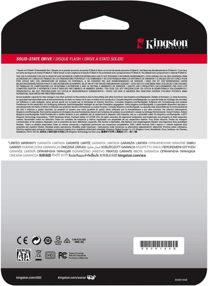 Kingston A400 SSD Internal Solid State Drive 2.5" SATA Rev 3.0, 960GB - SA400S37/960G