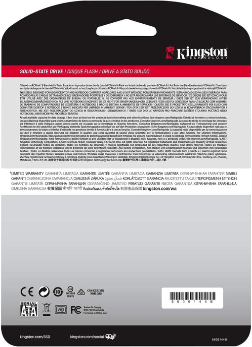 Kingston A400 SSD Internal Solid State Drive 2.5" SATA Rev 3.0, 960GB - SA400S37/960G