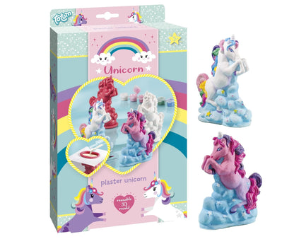 Totum 71070 Licorne Creative Kit Moulding – Create Your Plaster Unicorns, Multicolored, One Size