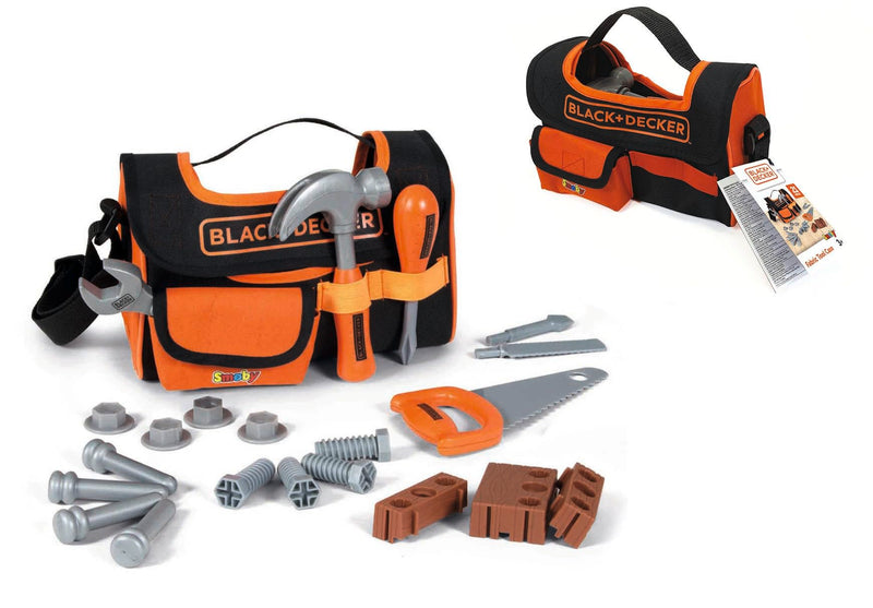 SMOBY Black + Decker Caisse a Outils Tissu + 4 Acs
