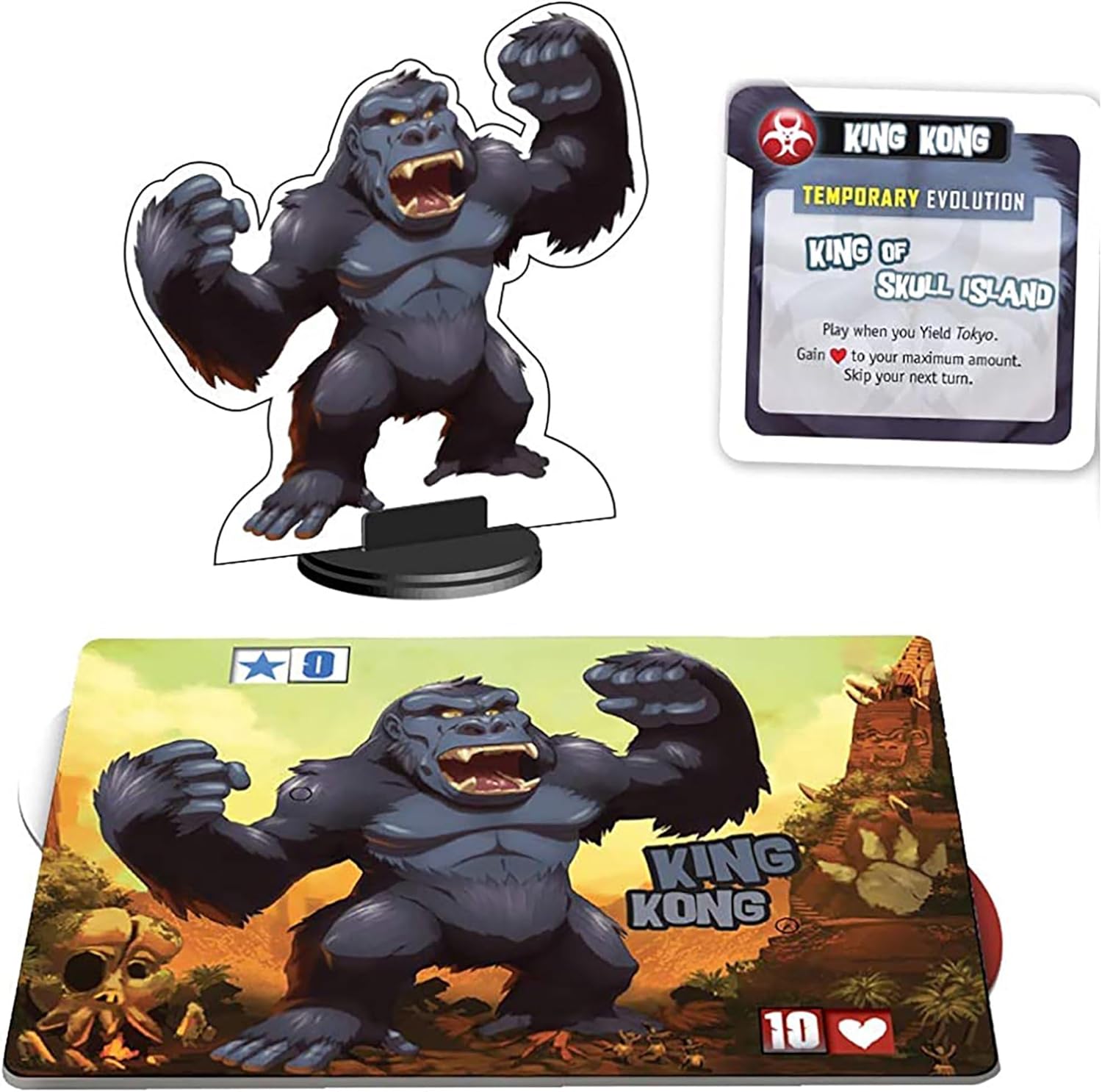 IELLO: Monster Pack King Kong Expansion, Strategy Board Game, Introduces King Kong Into The Roster, 2 to 6 Players, 30 Minute Play Time, Ages 8 and Up