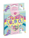 Totum 71384 Creative Unicorn Sticker Set with 1 Cardboard Stage and 50 Stickers - Multi-Coloured