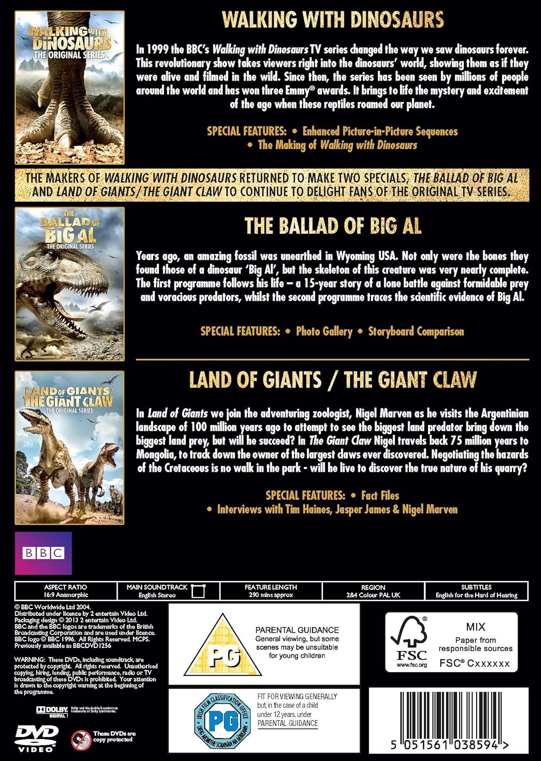 The Walking with Dinosaurs Box Set