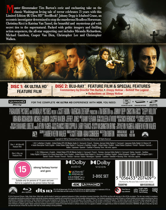 Sleepy Hollow SteelBook