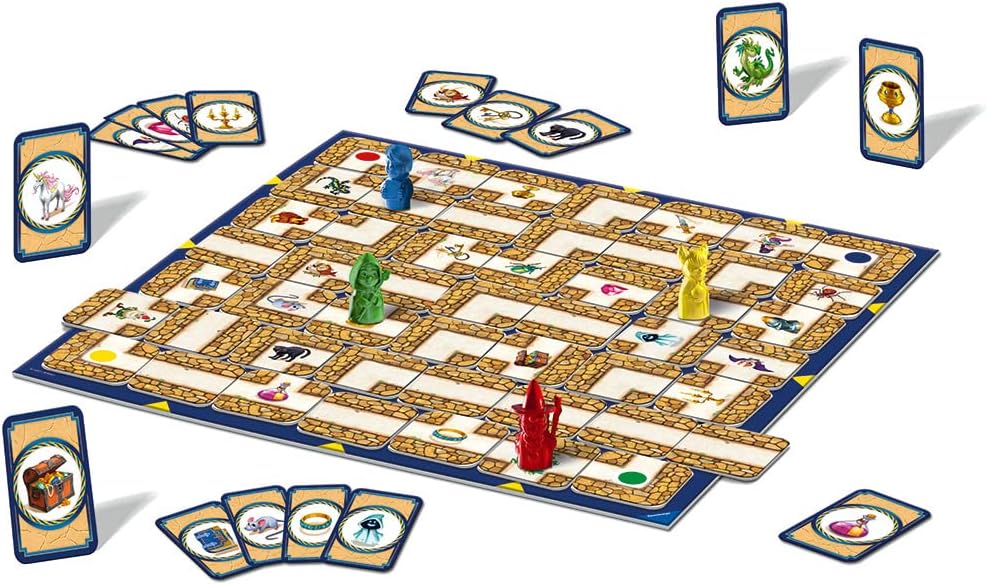 Ravensburger Labyrinth - Moving Maze Family Board Game for Kids and Adults Age 7 and Up - 2 to 4 Players - Gifts for Boys and Girls